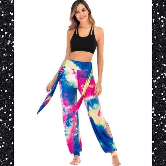 ‼️CLEARANCE PRICE FIRM‼️HP⭐🎉Tye Dye Pants🎉⭐ - Picture 4 of 6